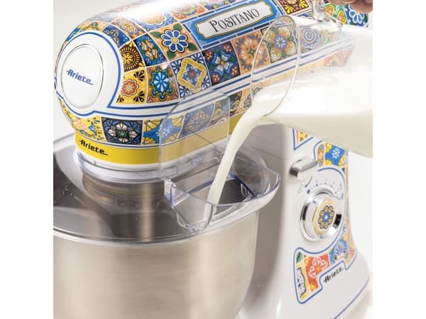 Ariete 1588/0P, Pöytäsekoitin, Monivärinen, Keltainen, Vaivaa, Sekoitus, 5,5 L, Pyörivä, Ruostumaton teräs