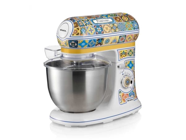 Ariete 1588/0P, Pöytäsekoitin, Monivärinen, Keltainen, Vaivaa, Sekoitus, 5,5 L, Pyörivä, Ruostumaton teräs