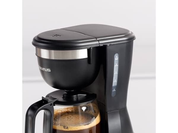 Taurus VERONA 6, Kaffebrygger (drypp), 0,6 l, Malt kaffe, 600 W, Sort, Rustfritt stål