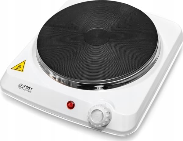 First TZS First Austria Cooking Plate, Cast Iron, Single, 1500W, 185MM, Adjustable FA-5082-4
