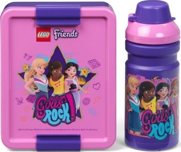 Room Copenhagen LEGO Lunch-Box Set Friends lila/pink 2-teilig mit Trinkflasche (40581734)