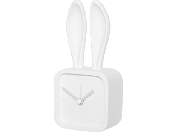 Floor clock 4LIVING Mimi, white, 8 x 4.5 x 17 cm