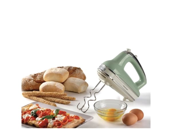 Ariete 1548/04, Handmixer, Grön, Knådning, Mixning, Knappar, Handtag, Rostfritt stål, 450 W