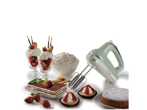 Ariete 1548/04, Handmixer, Grön, Knådning, Mixning, Knappar, Handtag, Rostfritt stål, 450 W