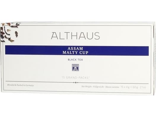 Althaus - Assam Malty Cup Grand Pack - 15 suurta teepussia