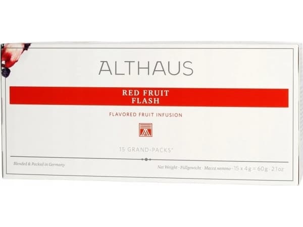 Althaus Althaus - Red Fruit Flash Grand Pack - Herbata 15 dużych saszetek