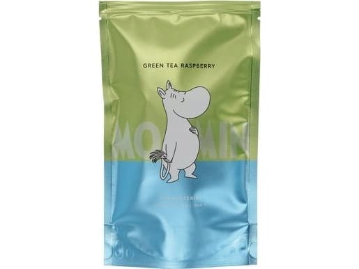 Teministeriet Teministeriet - Mummigrønn te Bringebær - Løs te 100g - Refill pakke