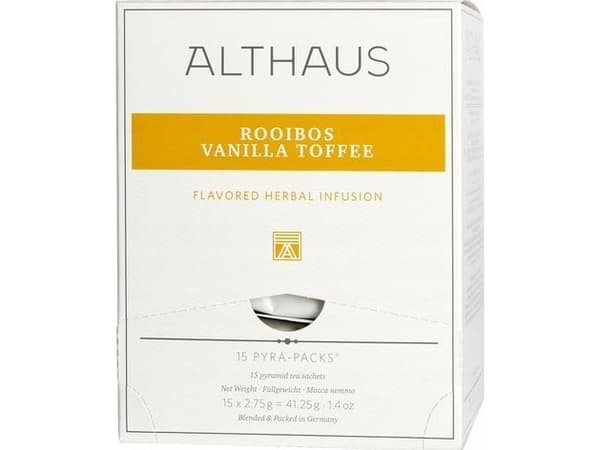 Althaus Althaus - Rooibos Vanilla Toffee Pyra Pack - Te 15 pyramider