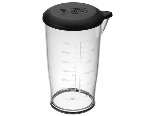 Black & Decker BCKM1012KB-QW, Handmixer, Svart, Mixning, 0,7 l, Knappar, Laddning