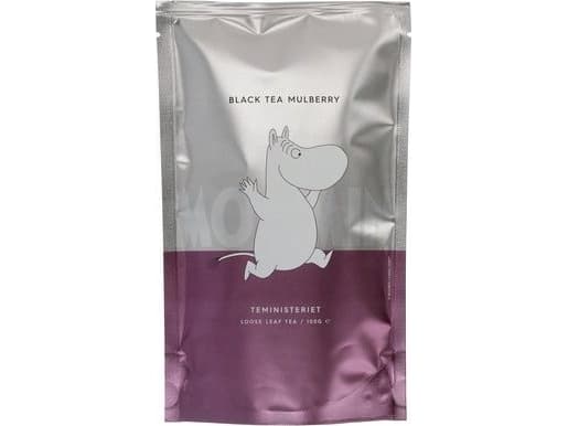 Teministeriet Løs te Moomin Black Tea Mulberry - påfyllingspakke 100g