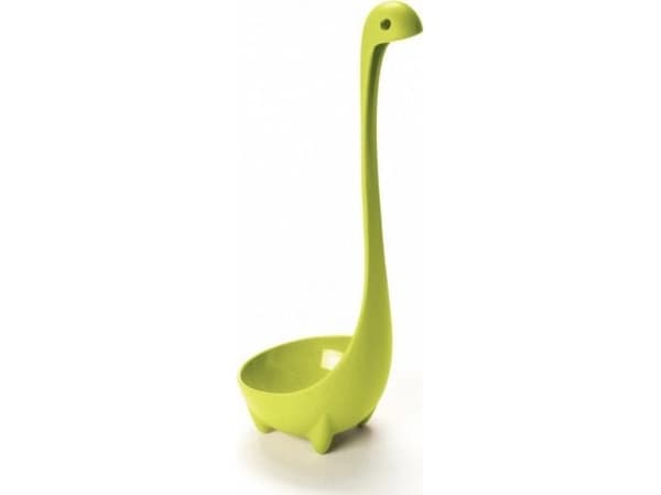 Dette er Nessie suppeøse 8 x 8 x 24,5 cm grønn