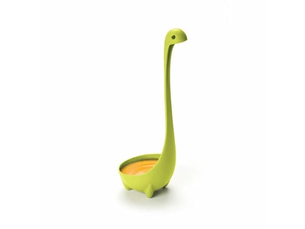 Dette er Nessie suppeøse 8 x 8 x 24,5 cm grønn