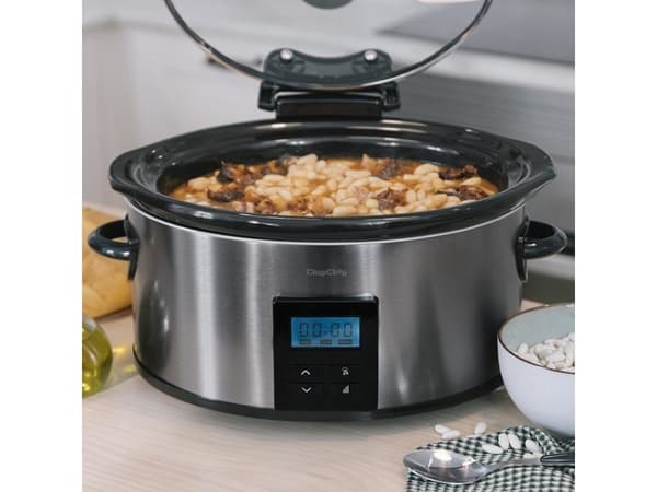 Cecotec 02031, 5,5 l, 24 timer, Sort, Rustfritt stål, Keramisk, LCD, Knapper