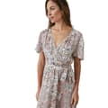 Miniatyrbillede 3 af 4: Principles Womens/Ladies Floral Wrap Flared Dress