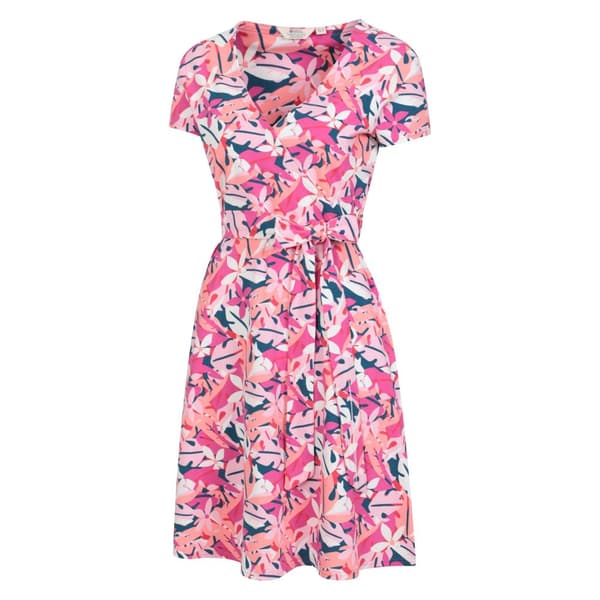 Mountain Warehouse Womens/Ladies Santorini Leaf Print Jersey Wrap Dress