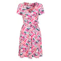 Miniatyrbilde 1 av 4: Mountain Warehouse Womens/Ladies Santorini Leaf Print Jersey Wrap Dress