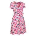Miniatyrbilde 4 av 4: Mountain Warehouse Womens/Ladies Santorini Leaf Print Jersey Wrap Dress