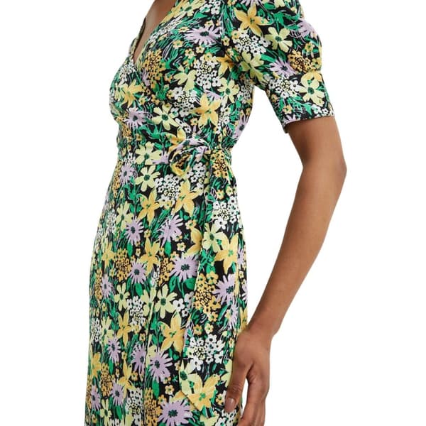 Dorothy Perkins Womens/Ladies Floral Wrap Tall Blouson Sleeve Dress
