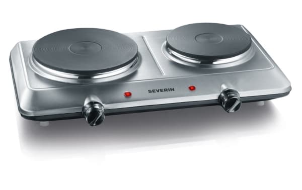 SEVERIN DK 1014 - Elektrisk varmeplate - 2.5 kW - børstet rustfritt stål