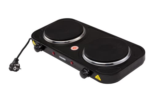 Mesko Home MS 6509, Sort, Benkeplate, Innebygde kokeplater, 2 zone(s), 2 zone(s), Småkoking