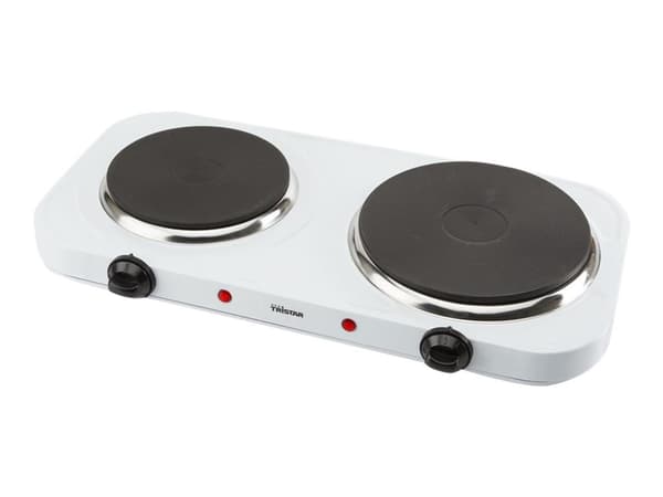 Tristar KP-6245 kokeplate Hvit Benkeplate Innebygde kokeplater 2 zone(s)