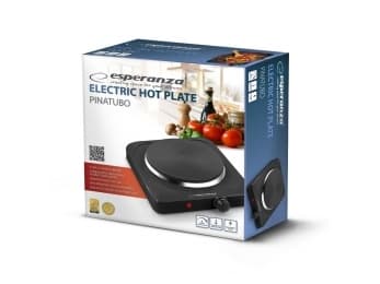 Esperanza PINATUBO - Sähkölämmityslevy - 1,5 kW - musta (EKH002K)