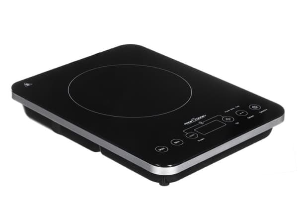 ProfiCook PC-EKI 1062 - Elektrisk varmeplate - 2 kW - rustfritt stål / svart