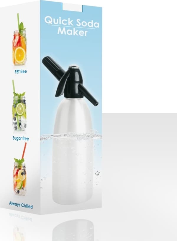 ART Saturator Quick soda SA-01B white 1 liter -ART SAT-SA-01B