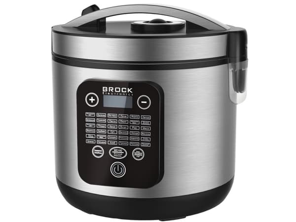 Brock Electronics MC 3601, 5 L, 700 W, 24 h, Satiini teräs, Ruostumaton teräs, Keraaminen