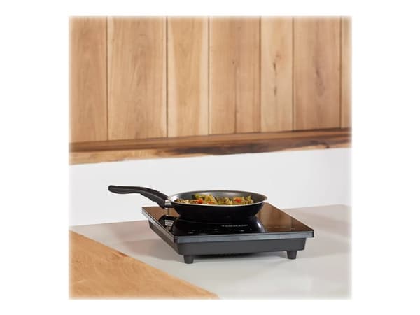 Taurus White and Brown Darkfire Daily - Induksjonsvarmeplate - 2 kW - svart