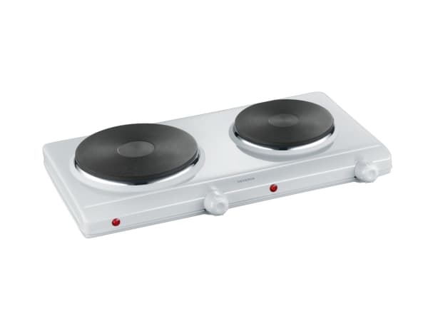 SEVERIN DK 1042 - Elektrisk kokplatta - 2.5 kW - vit