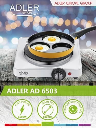 Adler AD 6503 Kokeplate