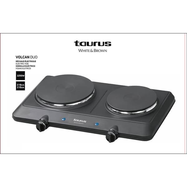 Taurus Dobbel kokeplate 2250W