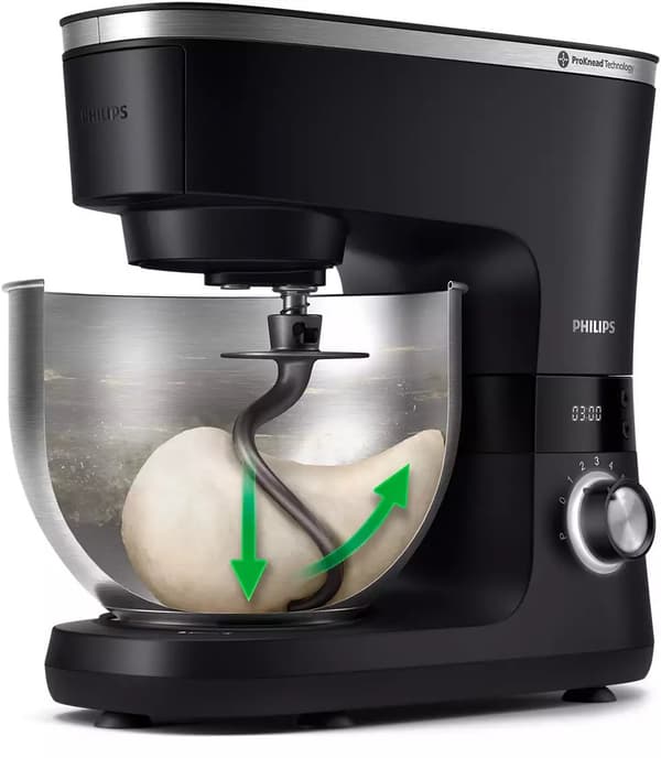 Philips Series 7000 Kitchen Machine HR7962/01, 5.5L Bowl, 8 speed settings, 1000W