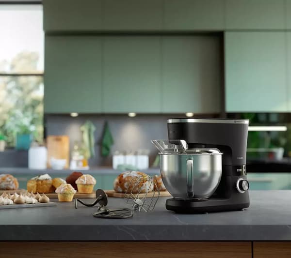 Philips Series 7000 Kitchen Machine HR7962/21, 5.5L Bowl, 8 speed settings, blender accessory, mincer accessory, 1000W