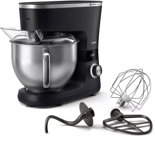 Philips Series 7000 Kitchen Machine HR7962/21, 5.5L Bowl, 8 speed settings, blender accessory, mincer accessory, 1000W