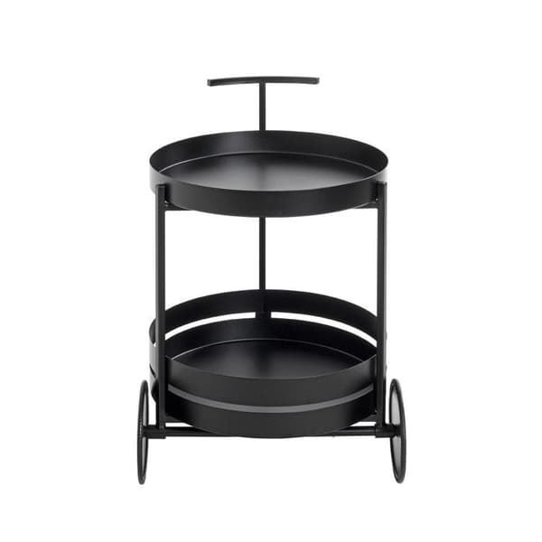 Rund köksservering "Postres" 62cm Svart