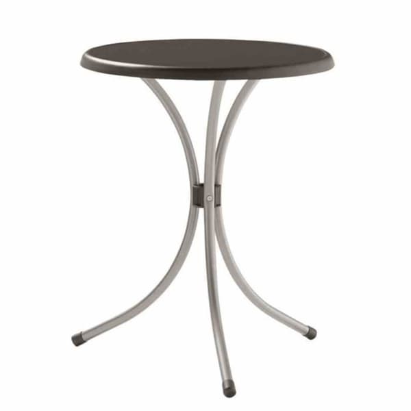 SIEGER bistrobord med dekorativ grafitskiva 60 x 60 x 72 cm - 200/A