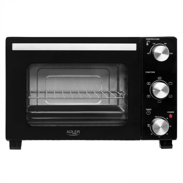 Adler AD 6024 Mini-ugn 22L, Svart