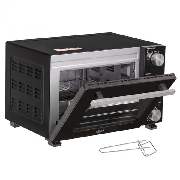 Adler AD 6024 Mini-ugn 22L, Svart