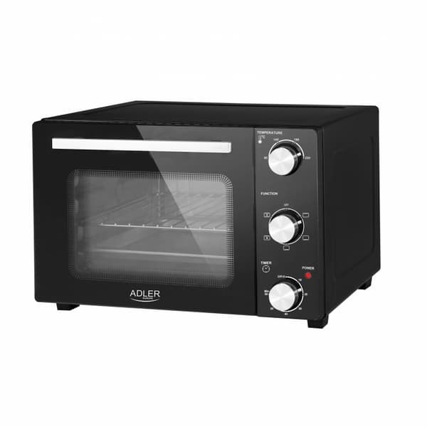 Adler AD 6024 Mini-uuni 22L, musta