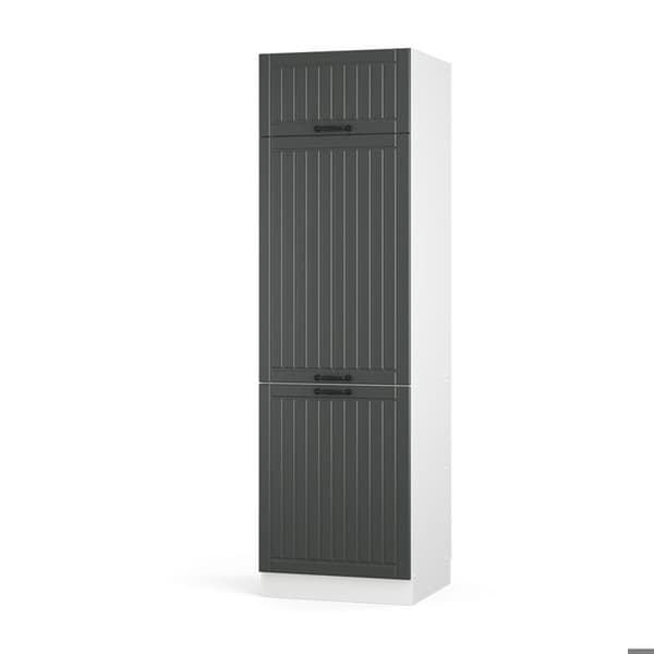 VICCO Fame-Line kylskåp Vit/Antracit 60 cm