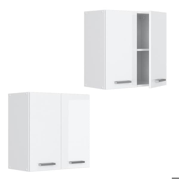 VICCO R-Line Högskåp Blank Vit 60 cm