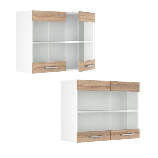 Högglaskök R-Line, 80 cm, Sonoma, Vicco