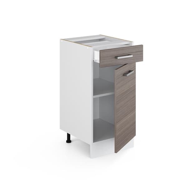 Köksmöbel R-Line, 40cm utan PT, Ädelgrå, Vit, Vicco