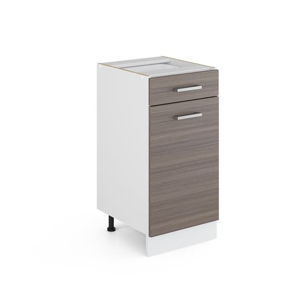 Köksmöbel R-Line, 40cm utan PT, Ädelgrå, Vit, Vicco