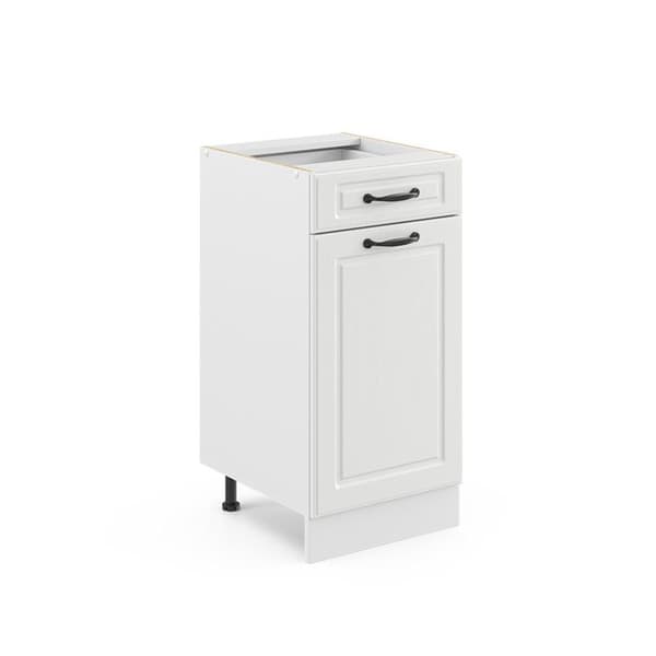Köksmöbel R-Line, 40 cm utan PT, Vit landsby, Vit, Vicco