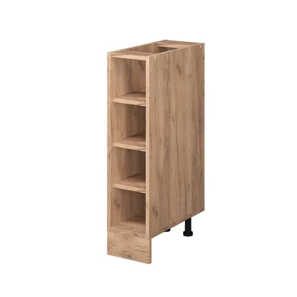 Etagère de cuisine R-Line, 20cm, AP Antracit, Guld ek, Guld ek, Vicco