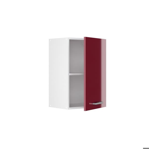 VICCO R-Line Högskåp Vit/Bordeaux Glans 40 cm