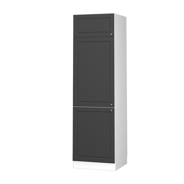 Vicco Fame-Line kylskåp, antracit-guld, 60 cm